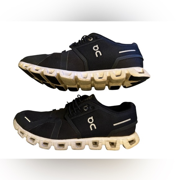 On Cloud Running Black Athletic Shoes Good Used Condition Women’s 8.5 - Picture 3 of 7